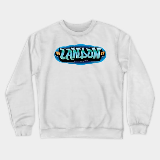 LANDON Crewneck Sweatshirt by WildMeART